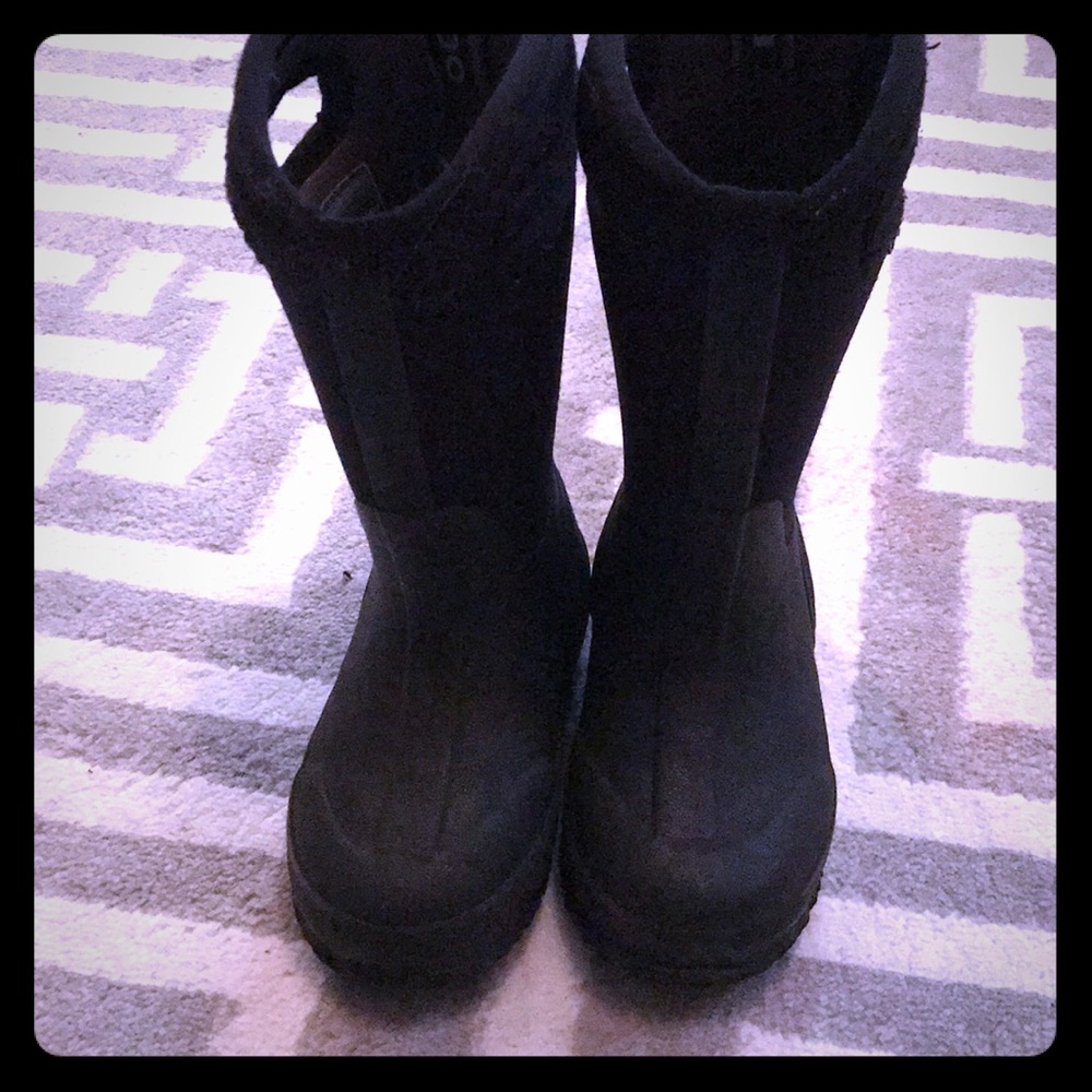 Youth Black rain boots